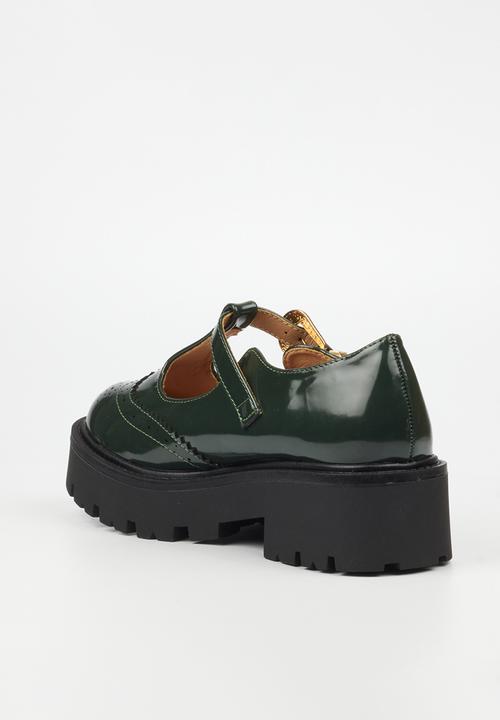 Rock & Co - Hendrix 3 Mary Jane - Green