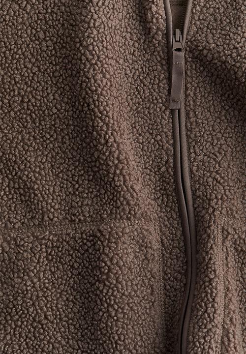 H&M - Teddy jacket - brown
