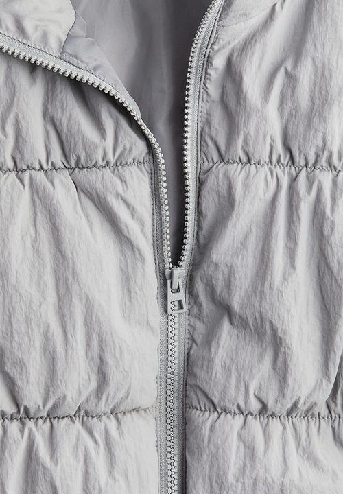 H&M - Puffer gilet - light grey 