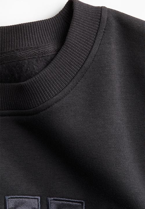 H&M - Motif-detail sweatshirt - grey