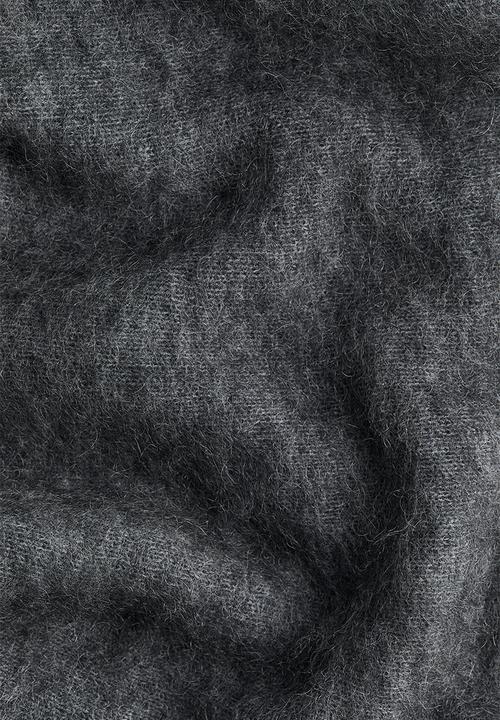 H&M - Mohair-blend knitted skirt - dark grey