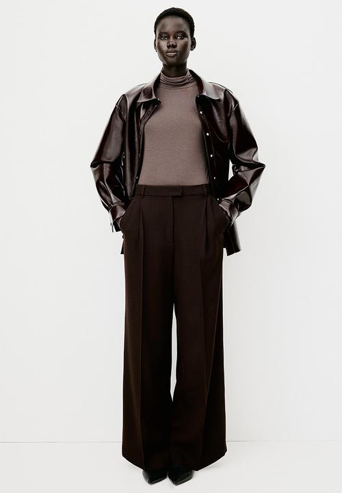 H&M - Polo-neck top - brown