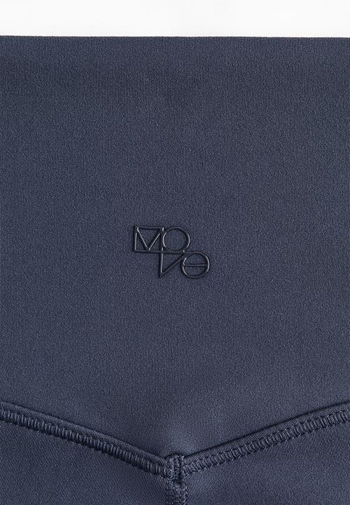 H&M - Sports leggings with softmove™ - dark blue