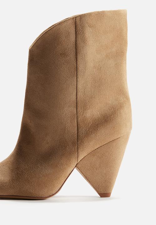 H&M - Pointed ankle boots - beige