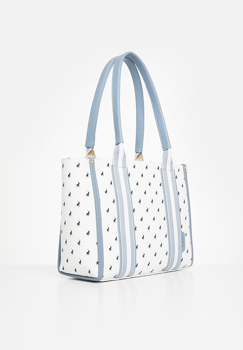 POLO - Tote bag - white & blue