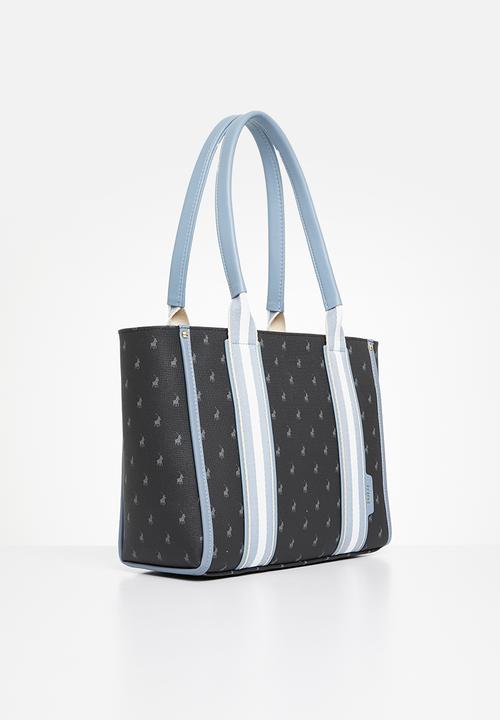 POLO - Tote bag - black & blue