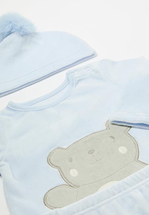Pop Candy - 3 Piece printed set-blue