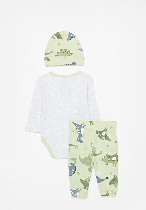 Pop Candy - 3 Piece set-green & grey