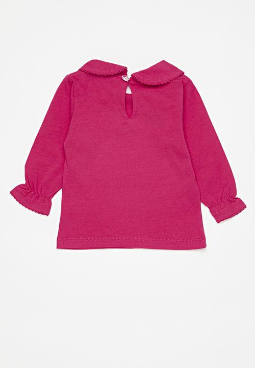 Pop Candy - Peter pan collar top - pink