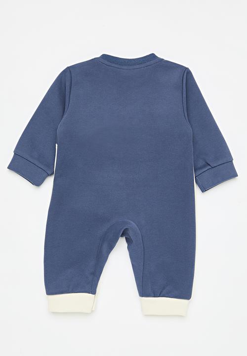 Pop Candy - Romper - ecru & blue