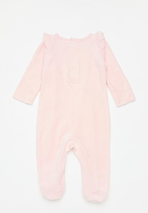 Pop Candy - Frilled babygrow - pink