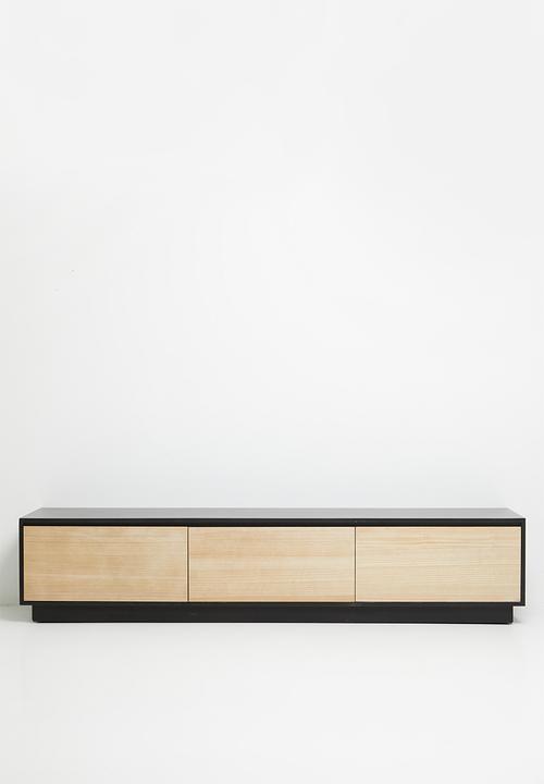 Sixth Floor - Amal TV unit - black/oak