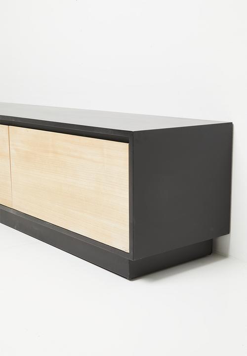 Sixth Floor - Amal TV unit - black/oak