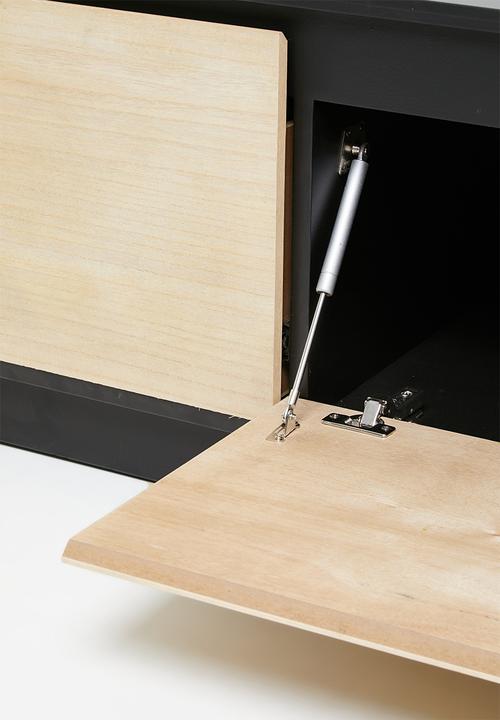 Sixth Floor - Amal TV unit - black/oak