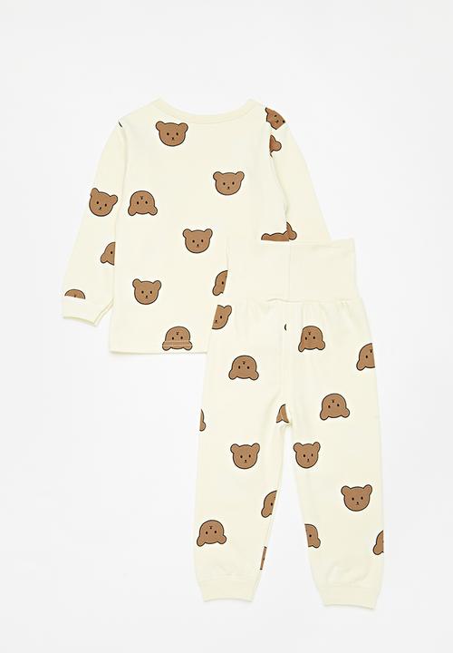 Pop Candy - Printed pj set - ecru