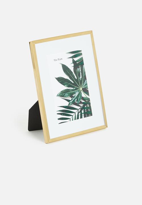 H&S - Metal Photo Frame - Gold