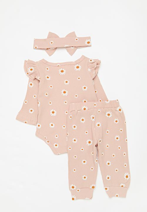 Pop Candy - 3 Piece printed set-pink