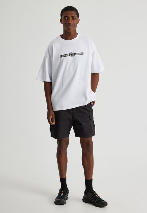 Factorie - Heavyweight Box Fit Nfl Tshirt- Lcn Nfl White/ Raiders Y2K