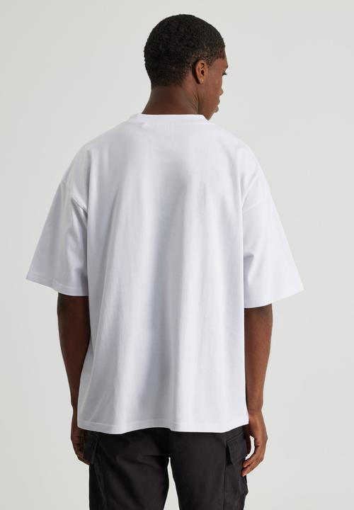 Factorie - Heavyweight Box Fit Nfl Tshirt- Lcn Nfl White/ Raiders Y2K