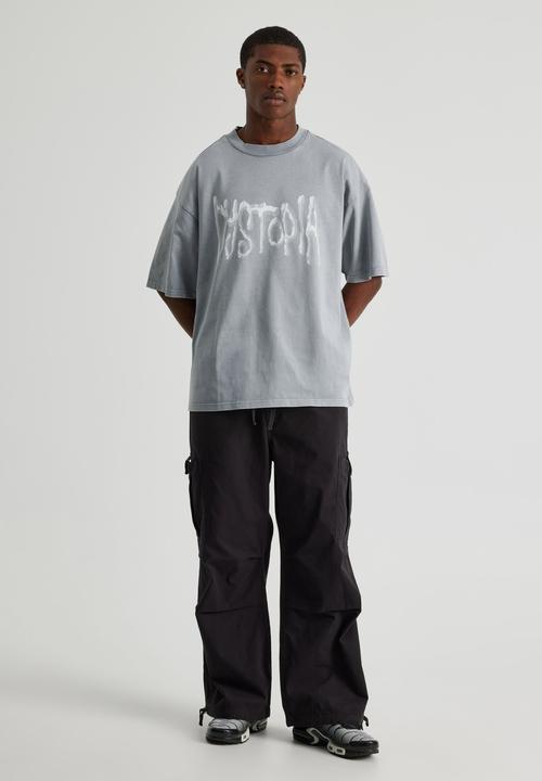 Factorie - Notion Ultra Baggy Cargo Pants- Black