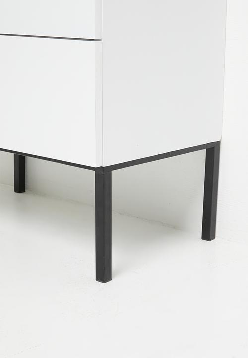 Sixth Floor - Carlo 4 drawer - Off White
