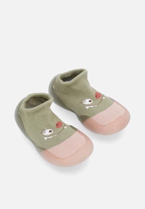 Pop Candy - Sock boot - green & pink