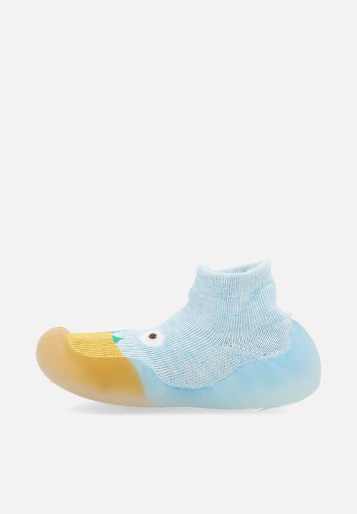Pop Candy - Sock boot - blue & yellow