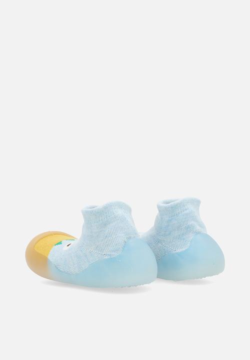 Pop Candy - Sock boot - blue & yellow