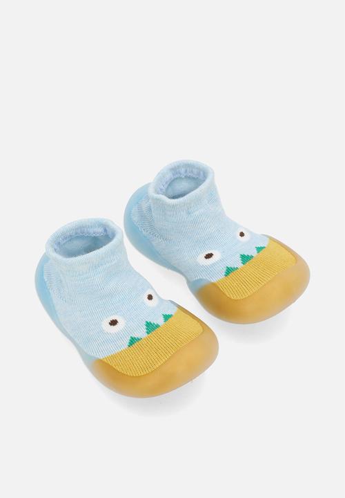 Pop Candy - Sock boot - blue & yellow