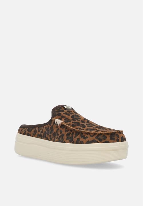 Hey Dude - Austin Lift Classic slip on - Brown Leopard