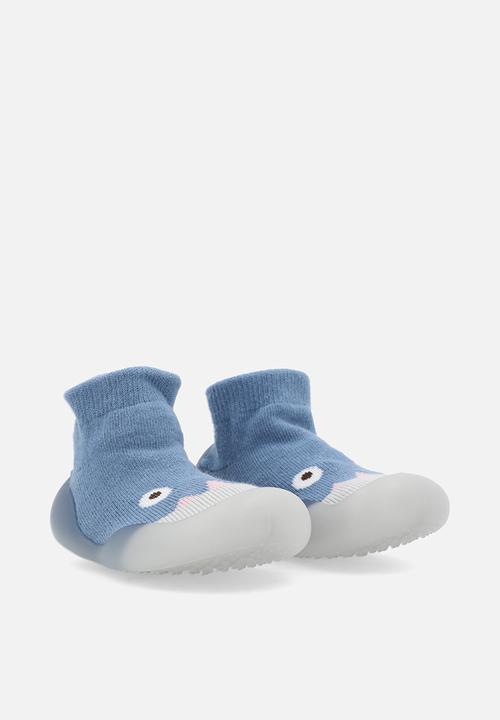 Pop Candy - Sock boot - blue & grey