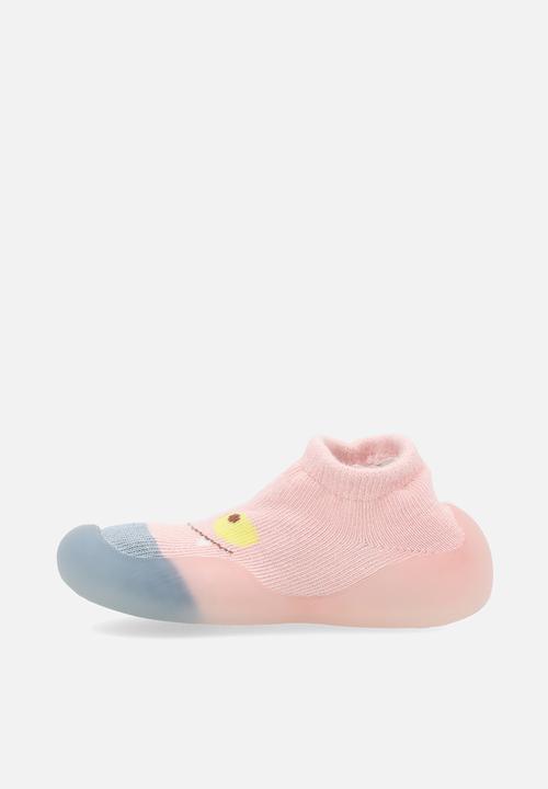 Pop Candy - Sock boot - blue & pink