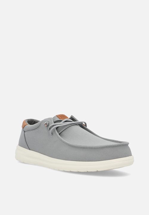 Hey Dude - Paul Canvas - Grey