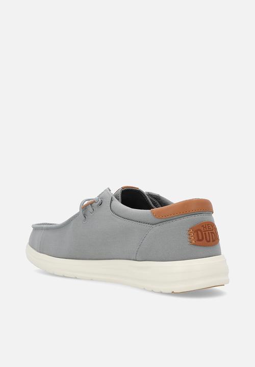 Hey Dude - Paul Canvas - Grey