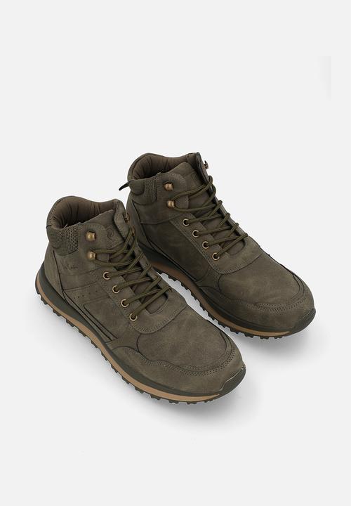 Pierre Cardin - Jethro lace up boot - olive