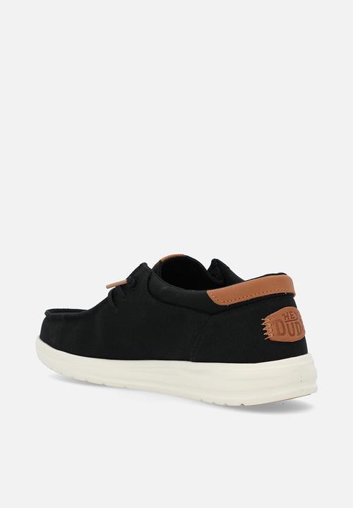 Hey Dude - Paul Canvas - Black