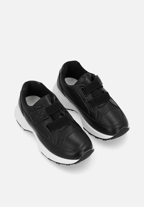 Pop Candy - Adjustable strap sneakers - black