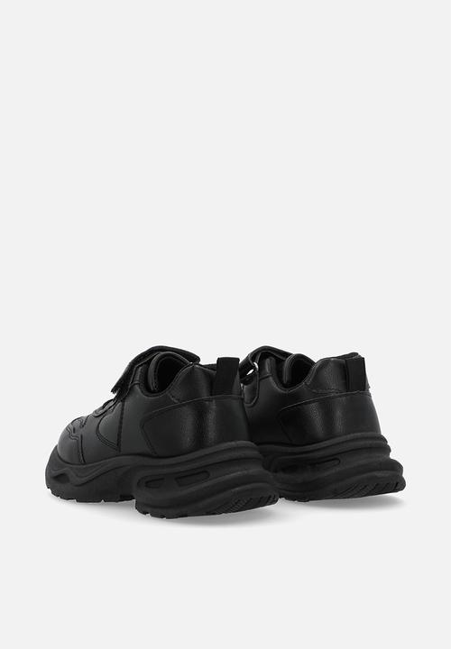Pop Candy - Velcro & lace sneakers - black