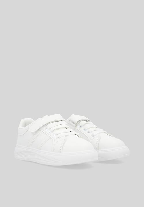 Pop Candy - Lace & velcro sneakers - white