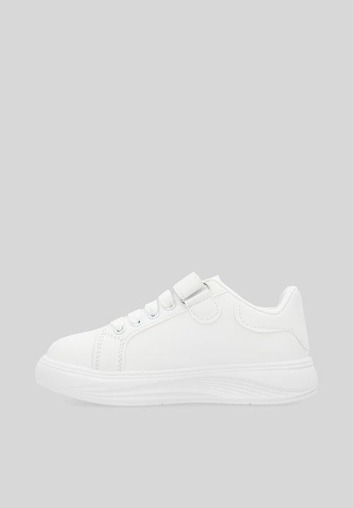 Pop Candy - Lace & velcro sneakers - white