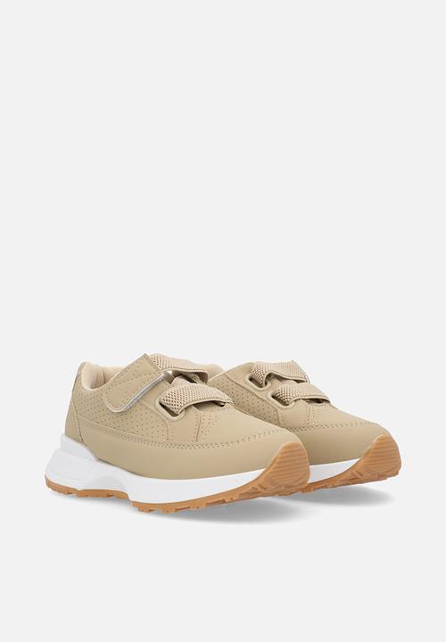 Pop Candy - Twin strap sneakers - stone