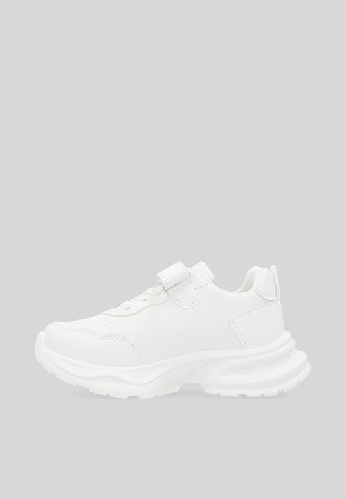 Pop Candy - Velcro & lace sneakers - white