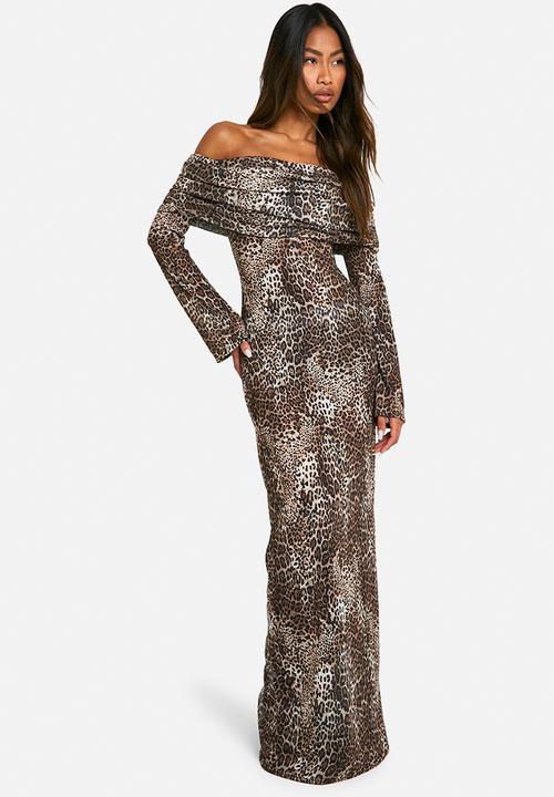 brown satin dress maxi Clara Brown Satin Lace Detail Maxi Dress