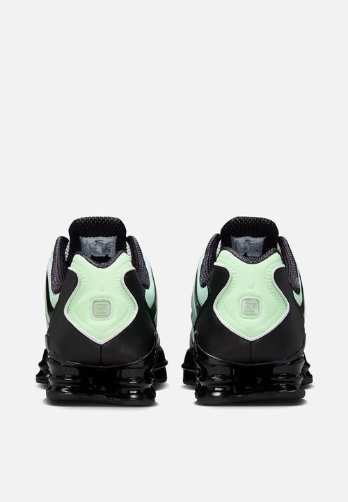 green and black nike shox