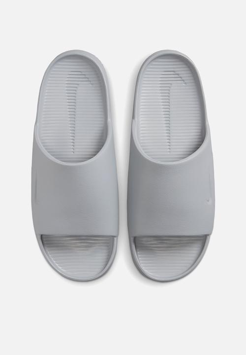 nike benassi slip wolf grey