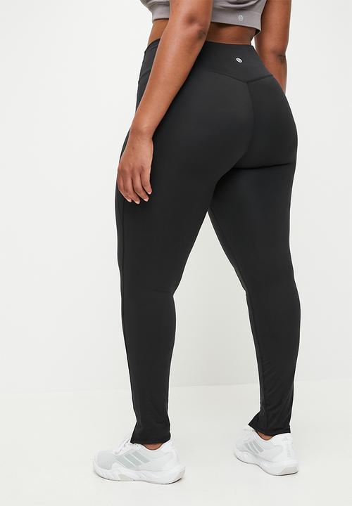 Cotton On - Plus Ultra Soft Side Pocket Full Length Tight - Black