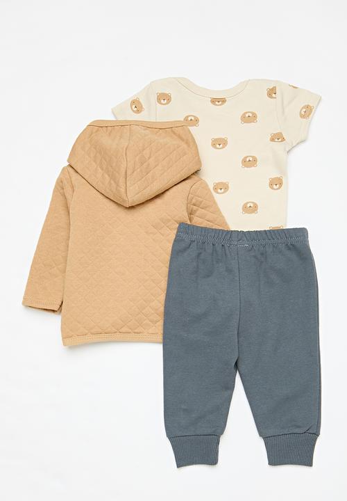 Pop Candy - 3 Piece set - blue & brown