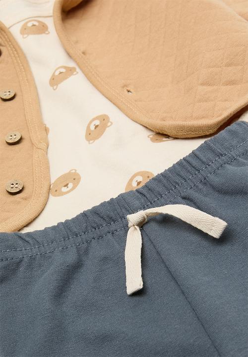 Pop Candy - 3 Piece set - blue & brown