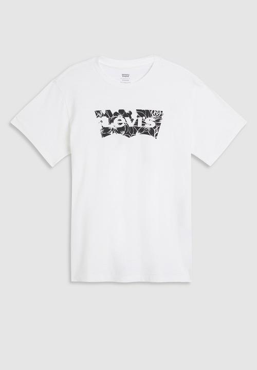 Levi’s® - Graphic crew neck tee ssnl batwing logo - white