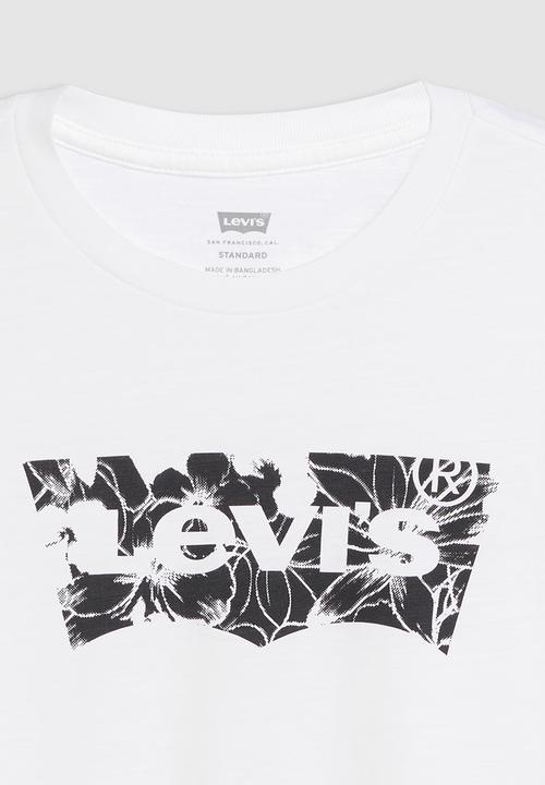 Levi’s® - Graphic crew neck tee ssnl batwing logo - white